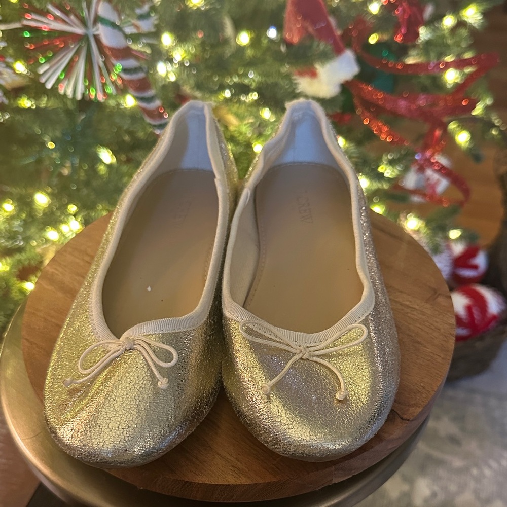 ❤️FINAL❤️ J. Crew Factory Gold Kids Dress Shoes